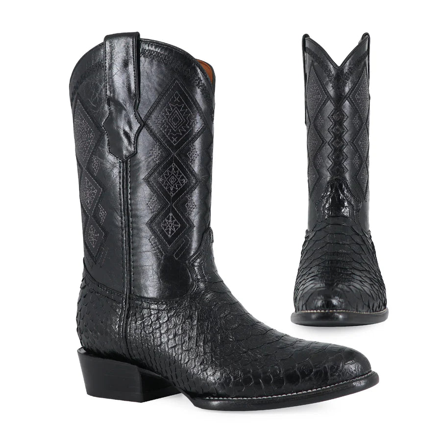 Oval Python Negro