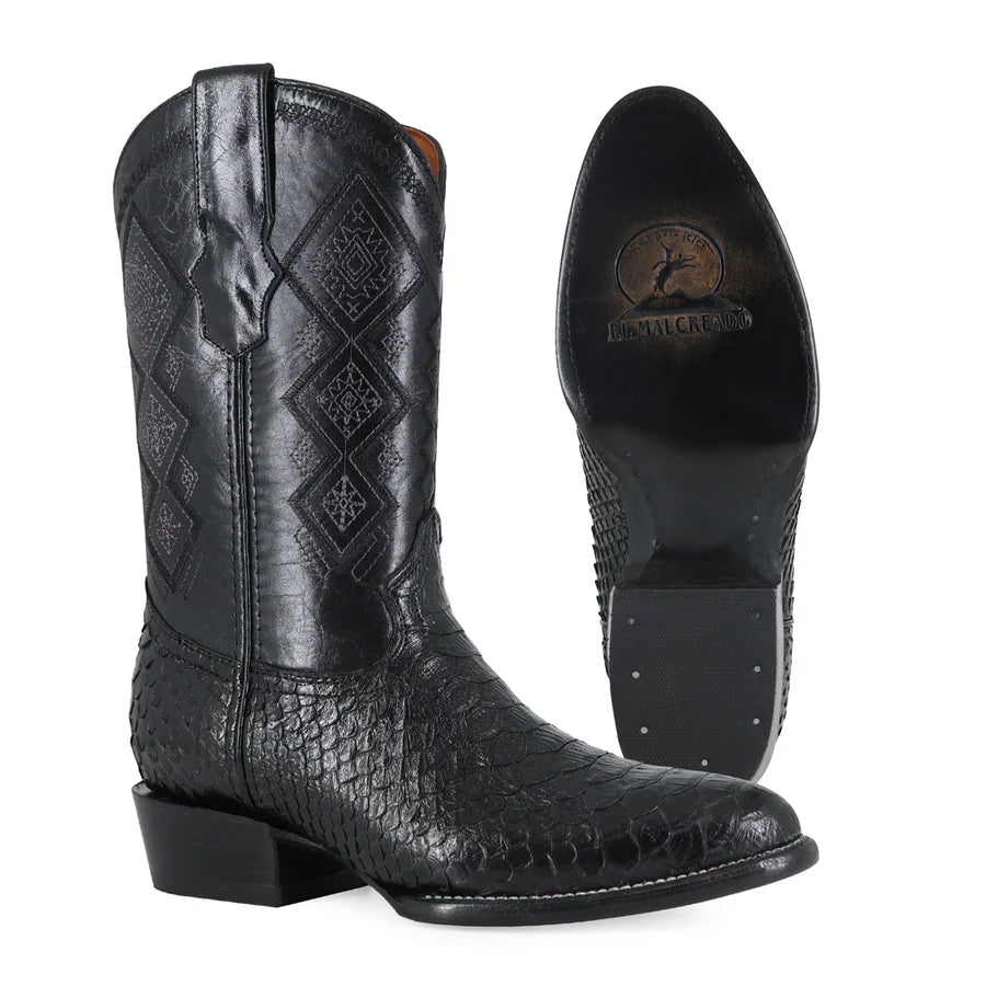 Oval Python Negro