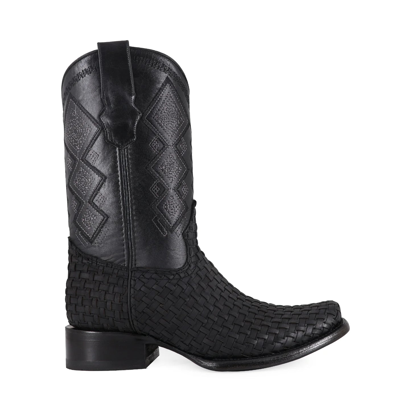 Bota Vaquera Dubai Petatillo Negra